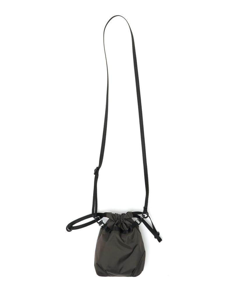 Mini Drawstring Bag Brown/ブラウン F