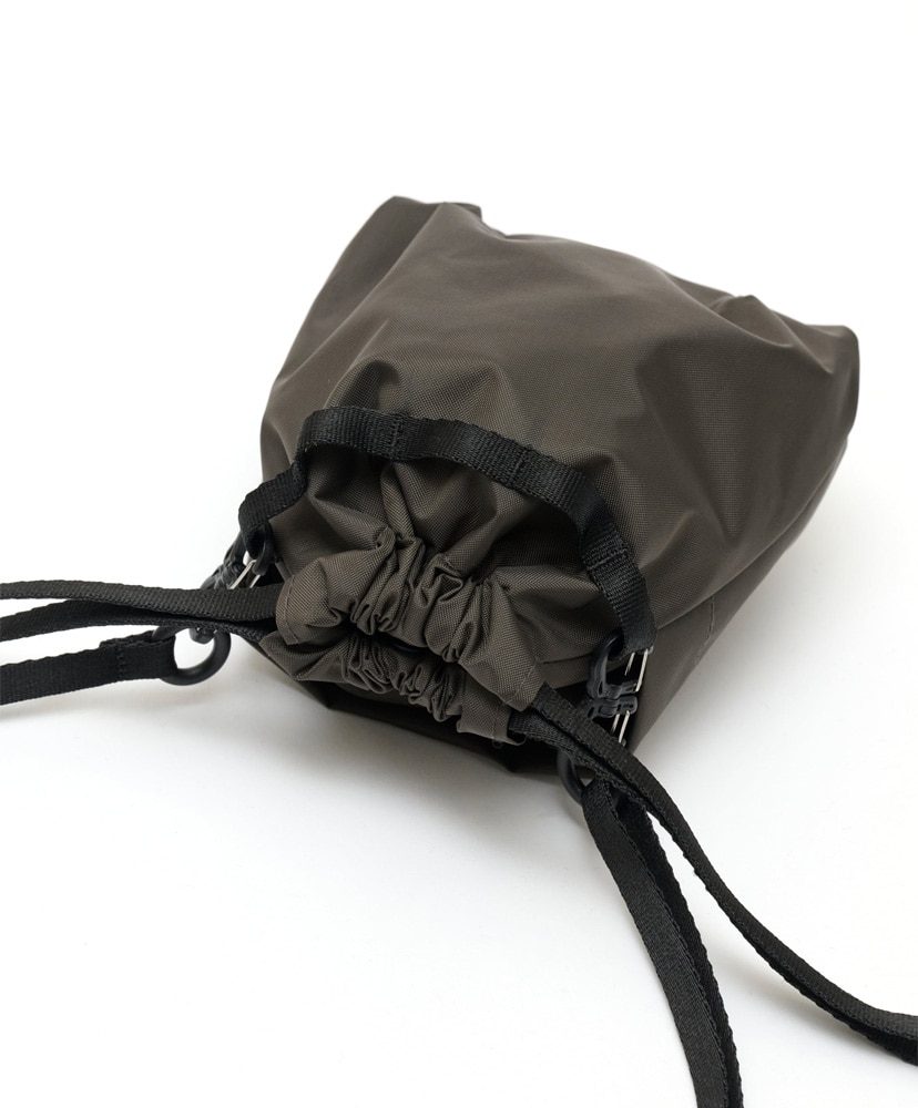 Mini Drawstring Bag Brown/ブラウン F