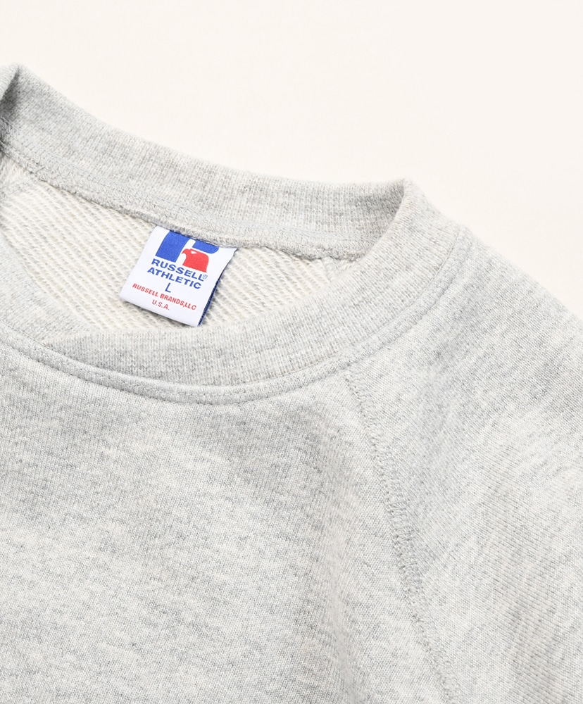 Wool Blend Raglan Sleeve CN Sweat Heather Gray/ヘザーグレー L(MEN)