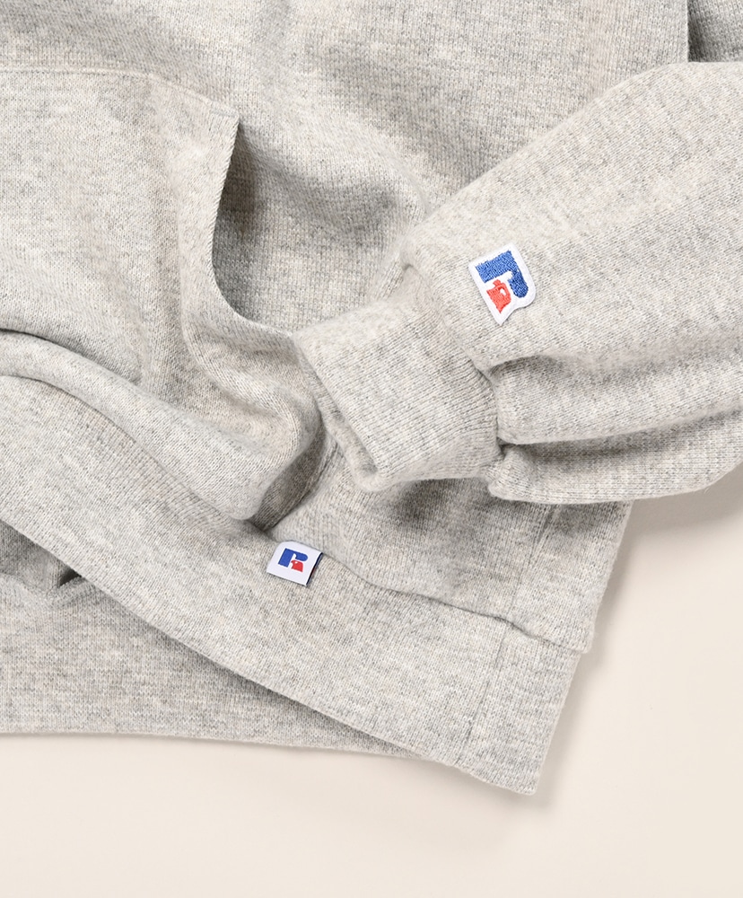 Wool Blend Rib Henley Hoodie Heather Gray/ヘザーグレー L(MEN)