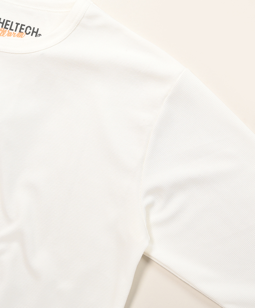 LOFTMAN Tee Crew L/S - Thermal White/ホワイト L(MEN)