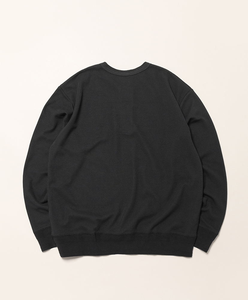 LOFTMAN Tee Henley L/S - Thermal Black/ブラック L(MEN)