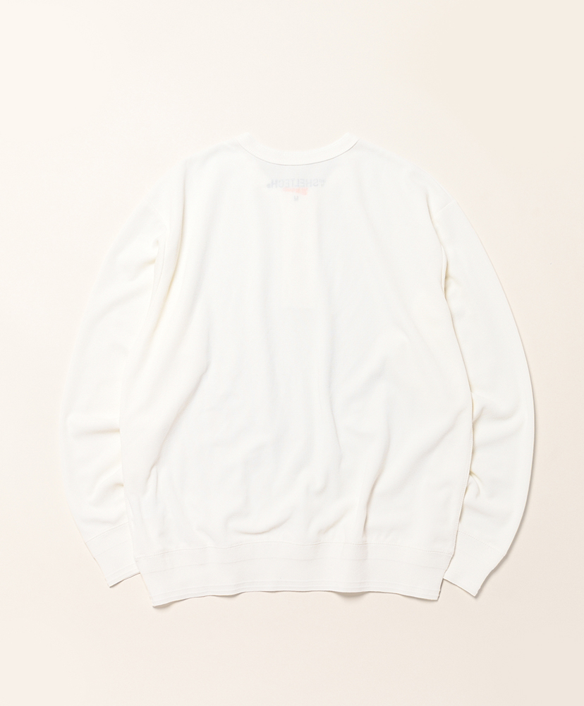LOFTMAN Tee Henley L/S - Thermal White/ホワイト L(MEN)