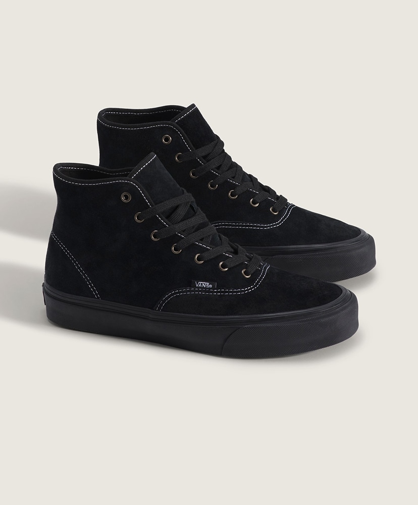 Authentic Hi 2.0 Pig Suede Black×Black/ブラック×ブラック 28cm