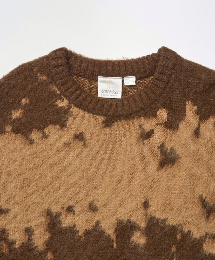 Mohair Splatter Sweater Taupe Splatter/トープスプラッター L(MEN)