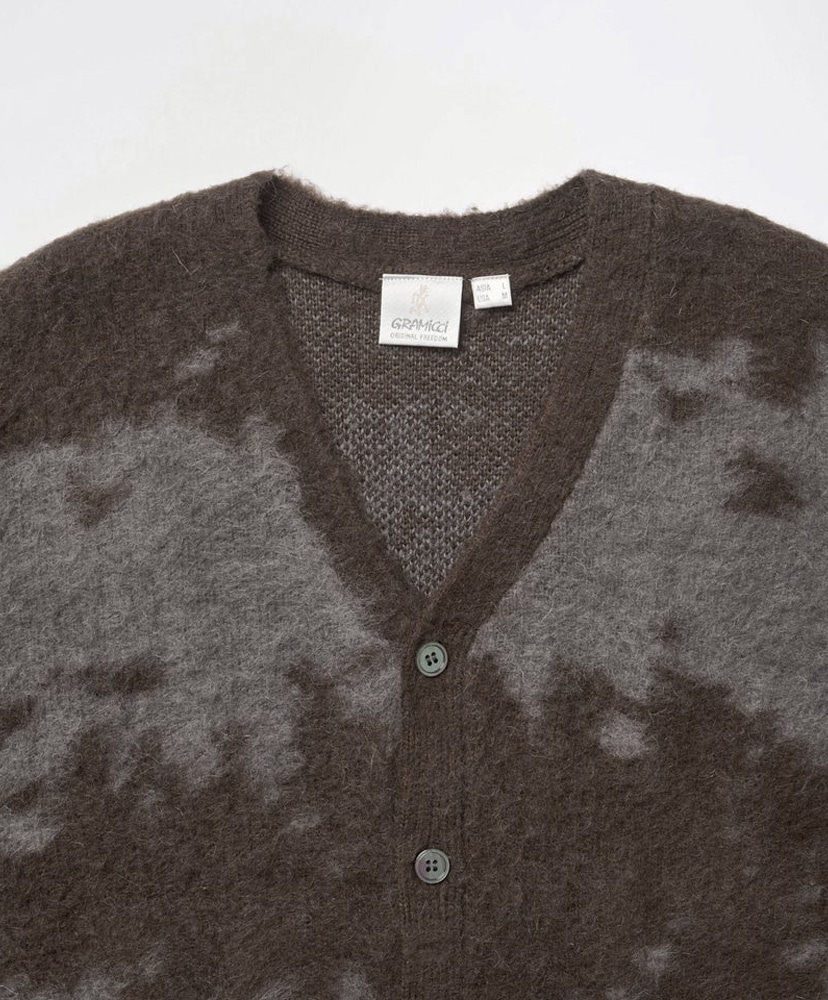Mohair Splatter Cardigan Slate Splatter/スレイトスプラッター L(MEN)