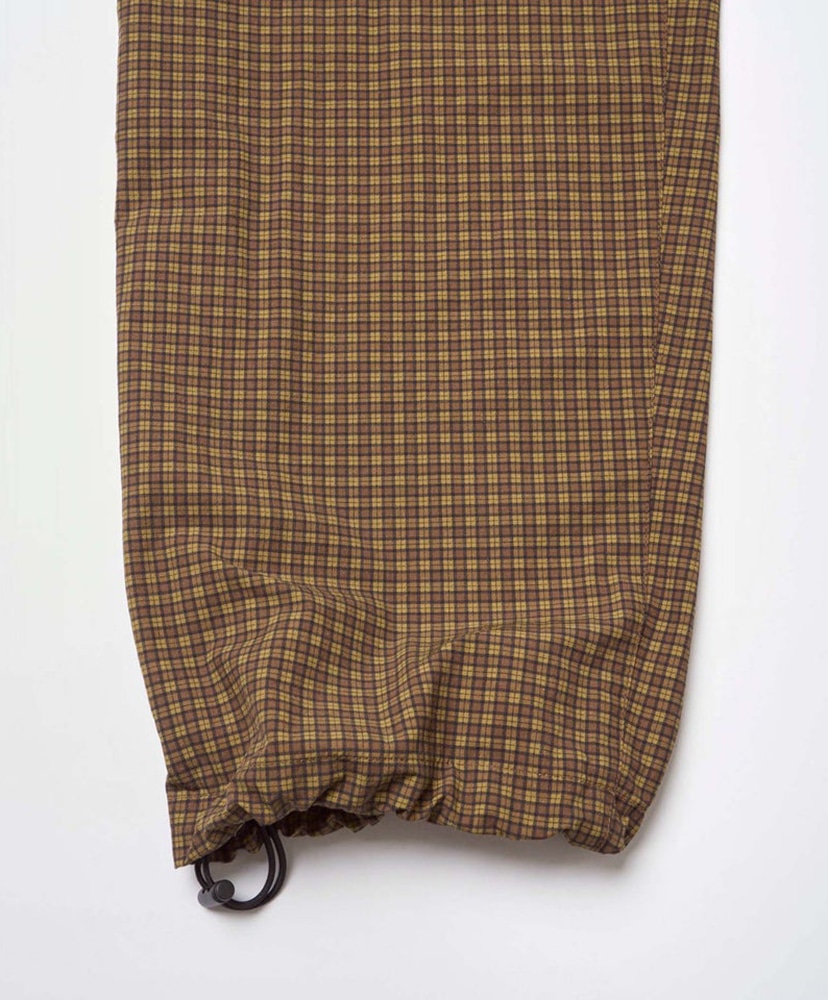 Mini Check Nylon Pant Brown Check/ブラウン チェック L(MEN)