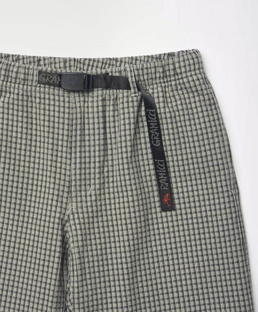 Dobby Plaid Gramicci Pant Straight Fit Stone/ストーン L(MEN)
