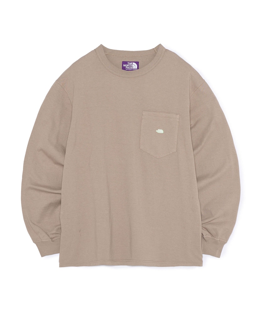 8oz Field Long Sleeve Pocket Tee(L(MEN) TPO/トープ×オフホワイト