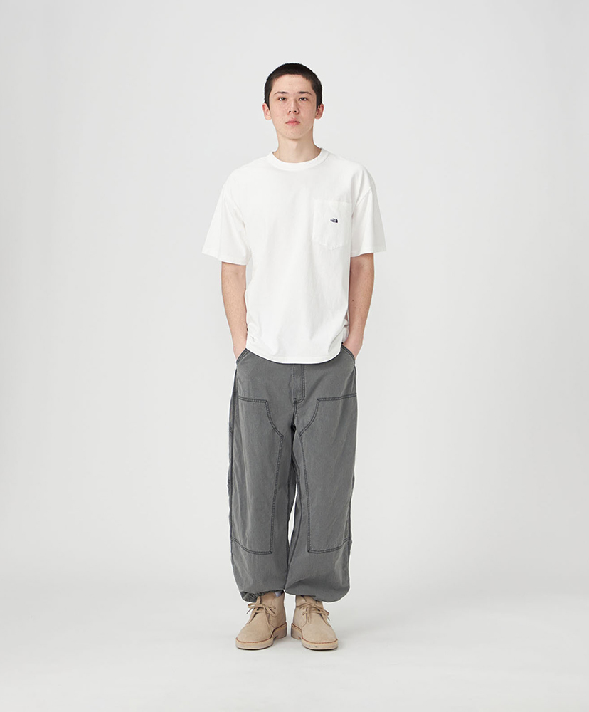 8oz Field Pocket Tee OP/オフホワイト×パープル L(MEN)