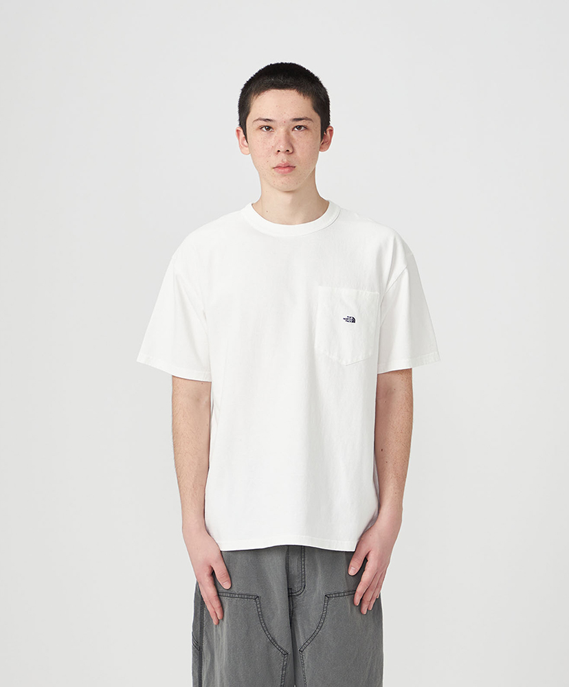 8oz Field Pocket Tee OP/オフホワイト×パープル L(MEN)