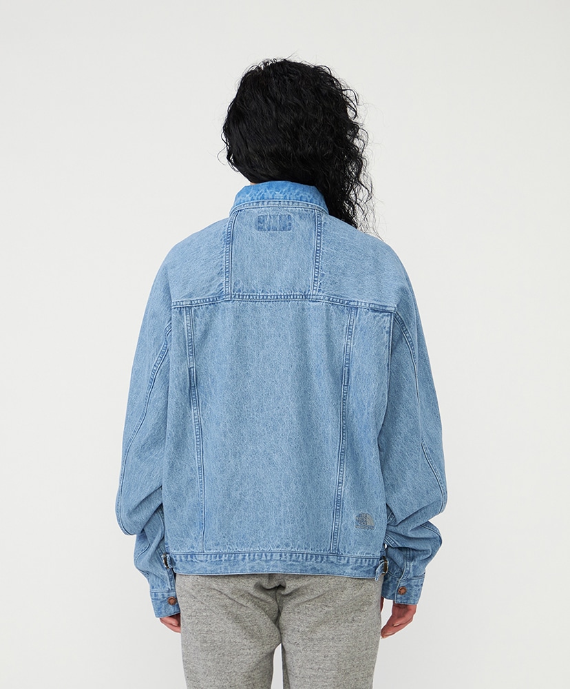 Linen Cotton Denim Field Jacket IB/インディゴブリーチ L(MEN)