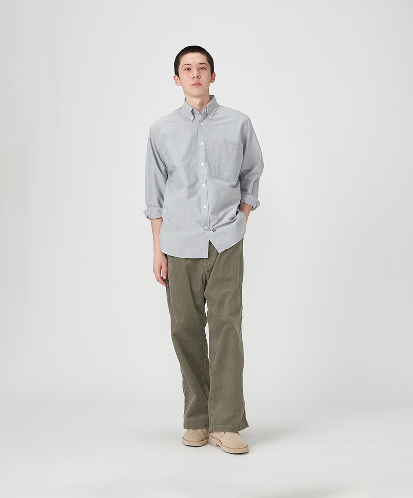 Corduroy Wide Straight Field Pants OL/オリーブ 30(MEN)