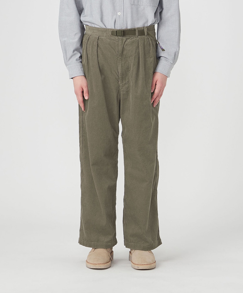Corduroy Wide Straight Field Pants OL/オリーブ 30(MEN)