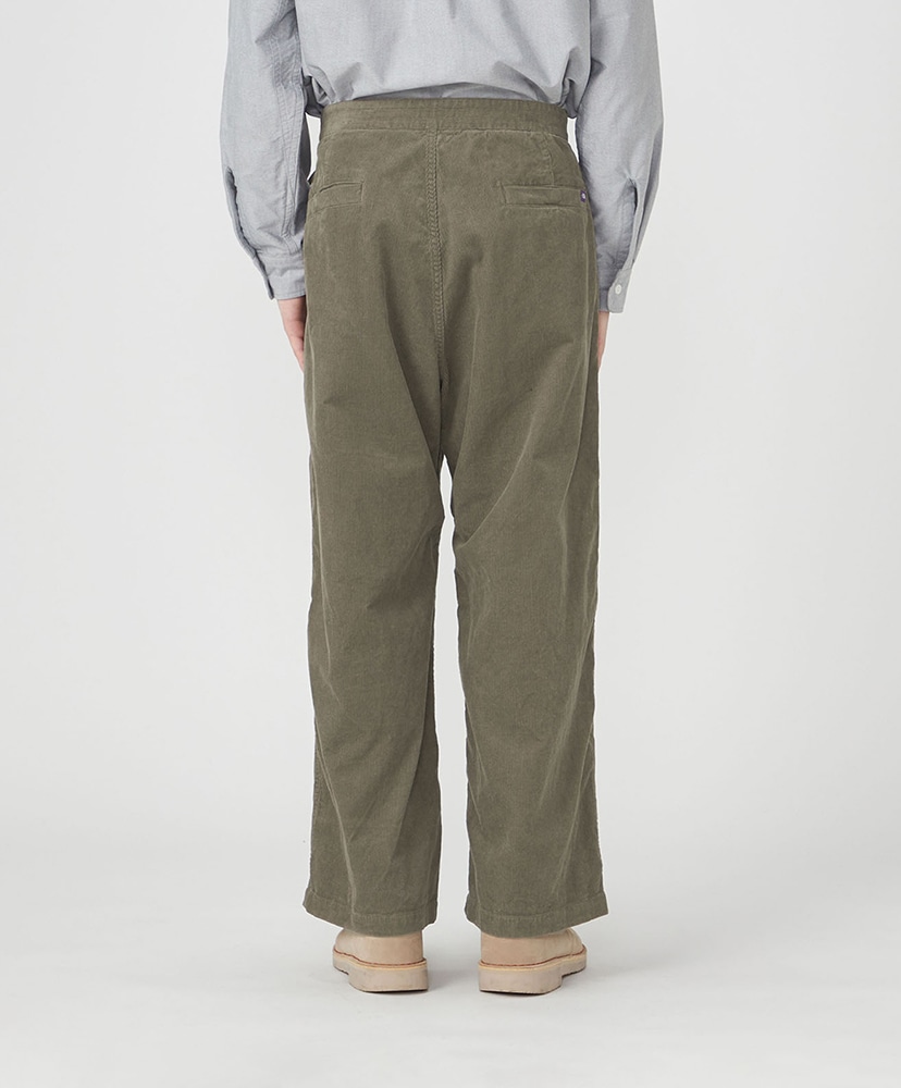Corduroy Wide Straight Field Pants OL/オリーブ 30(MEN)