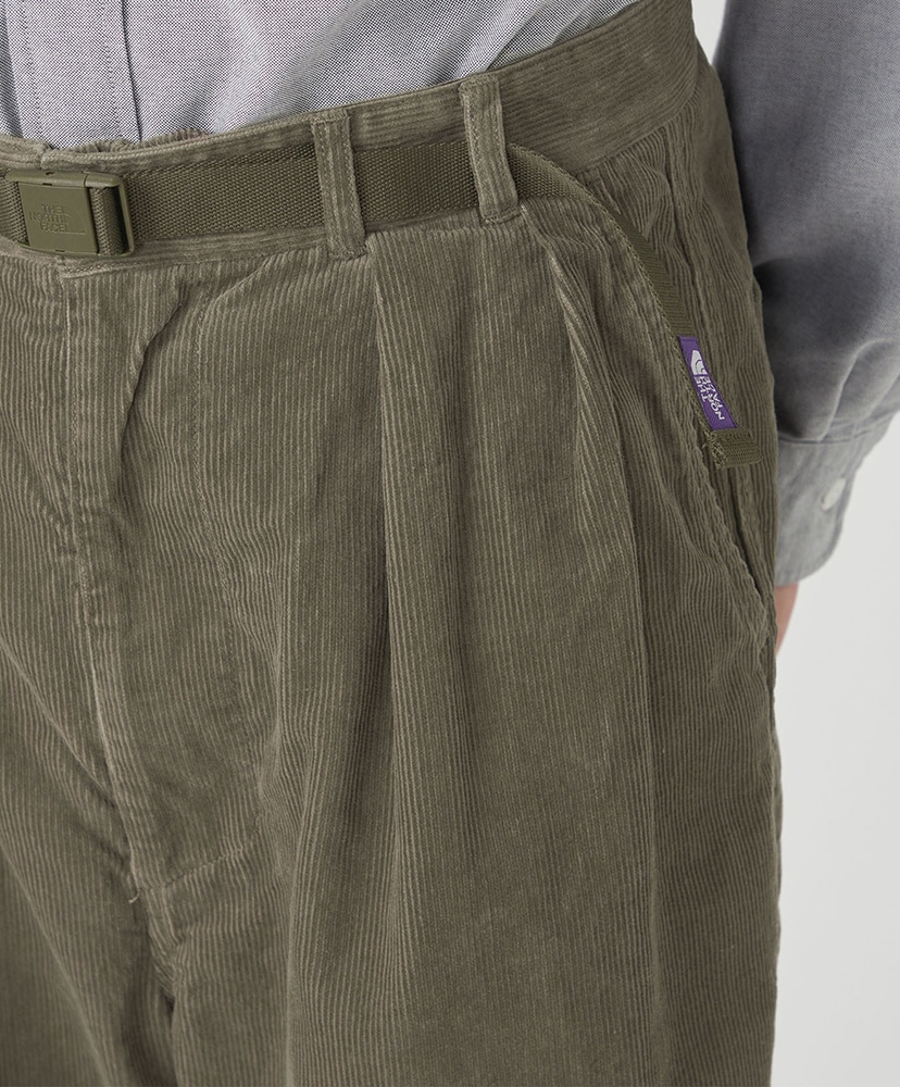 Corduroy Wide Straight Field Pants OL/オリーブ 30(MEN)