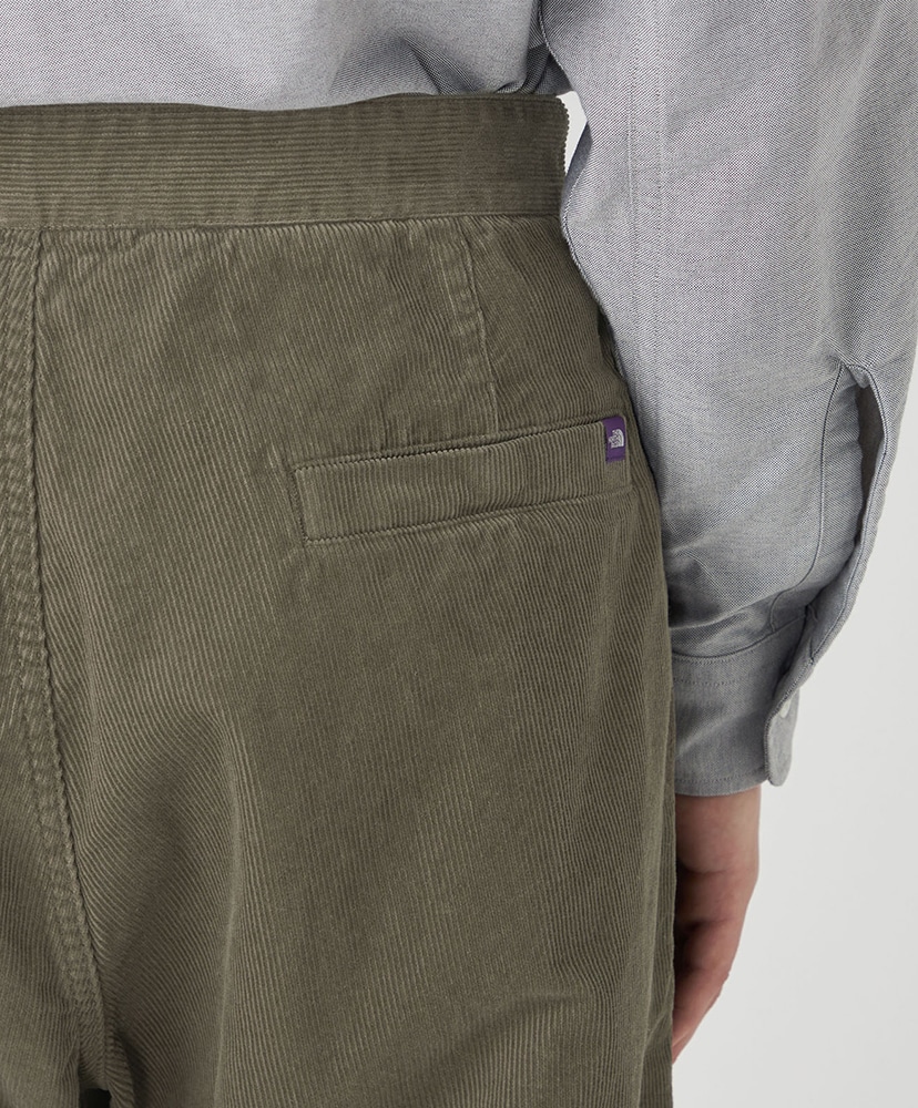 Corduroy Wide Straight Field Pants OL/オリーブ 30(MEN)