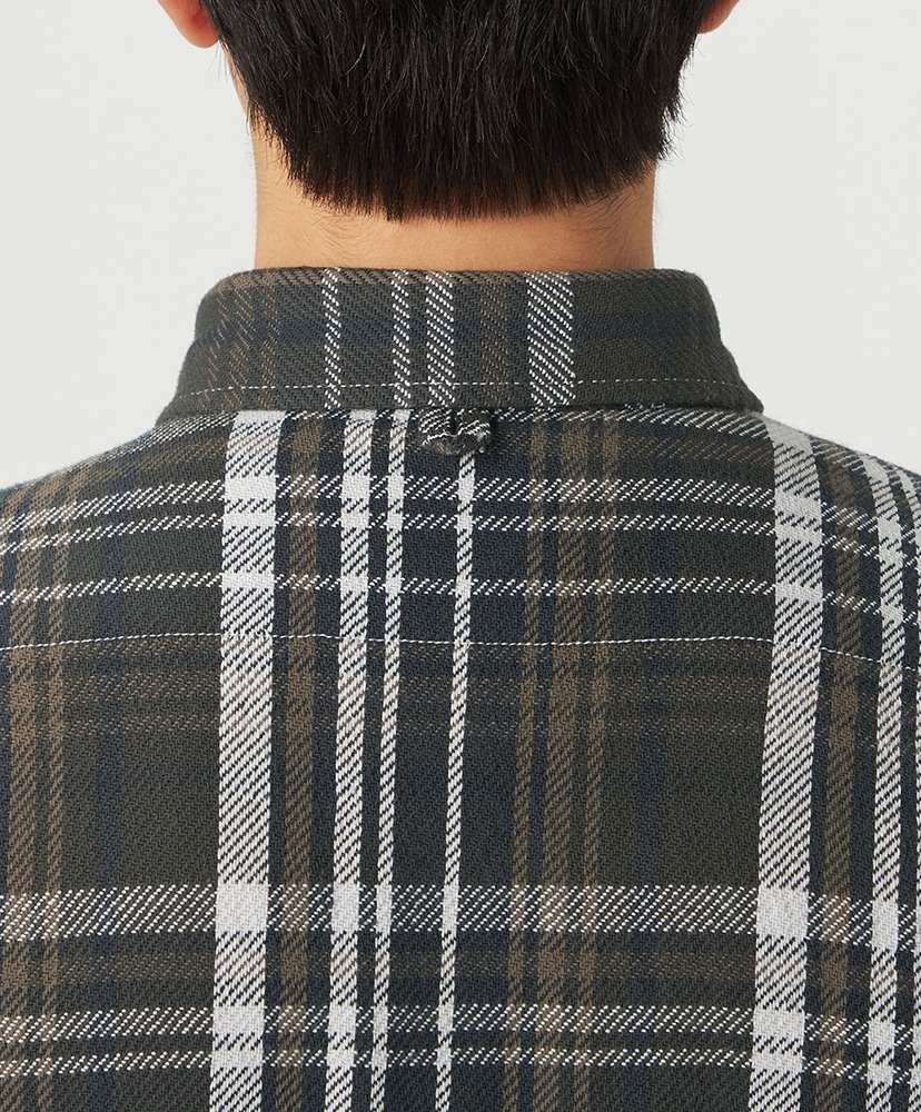 Flannel Plaid Field Shirt AH/アスファルトグレー L(MEN)