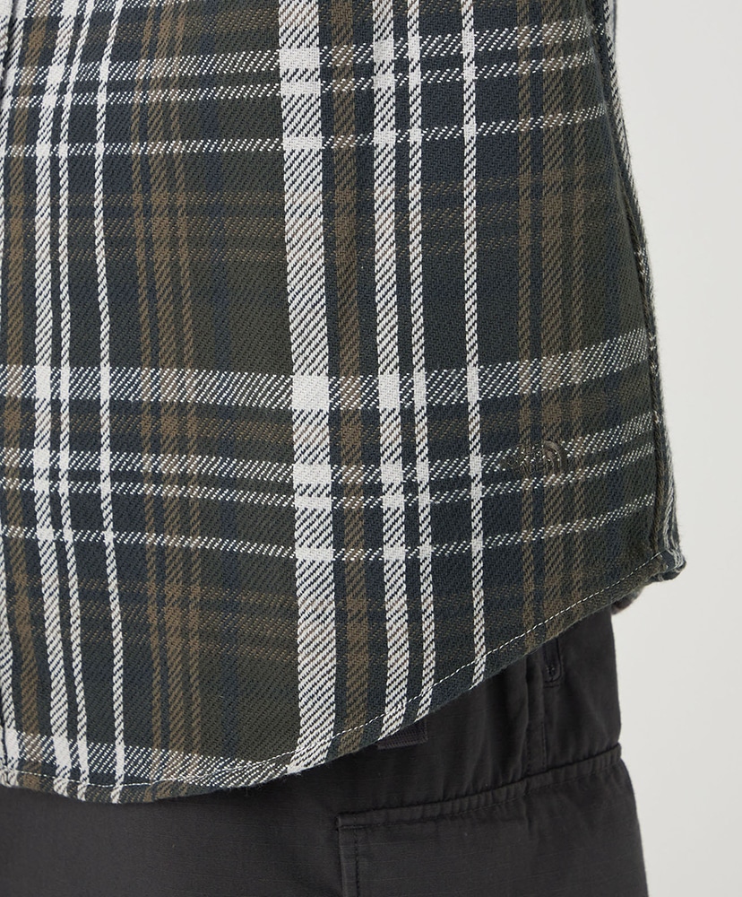 Flannel Plaid Field Shirt AH/アスファルトグレー L(MEN)