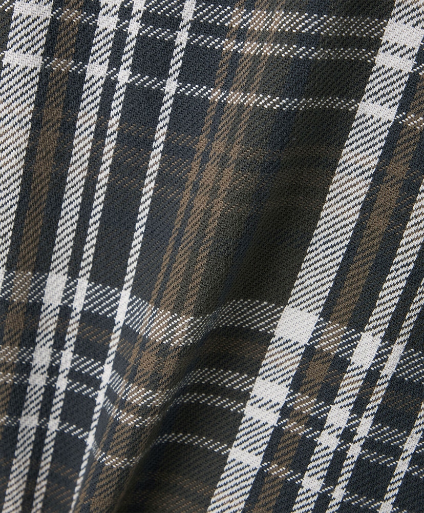 Flannel Plaid Field Shirt AH/アスファルトグレー L(MEN)