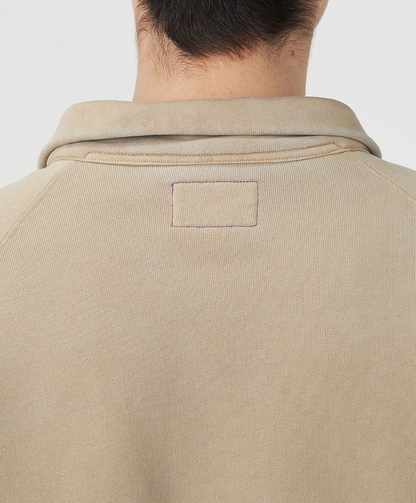 Garment Dyed Field Half Zip Sweat Shirts BE/ベージュ L(MEN)