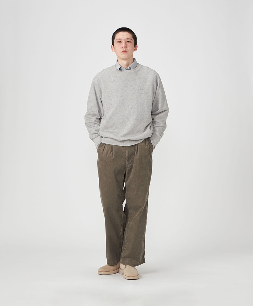 Field Crew Neck Sweat Shirt Z/ミックスグレー L(MEN)
