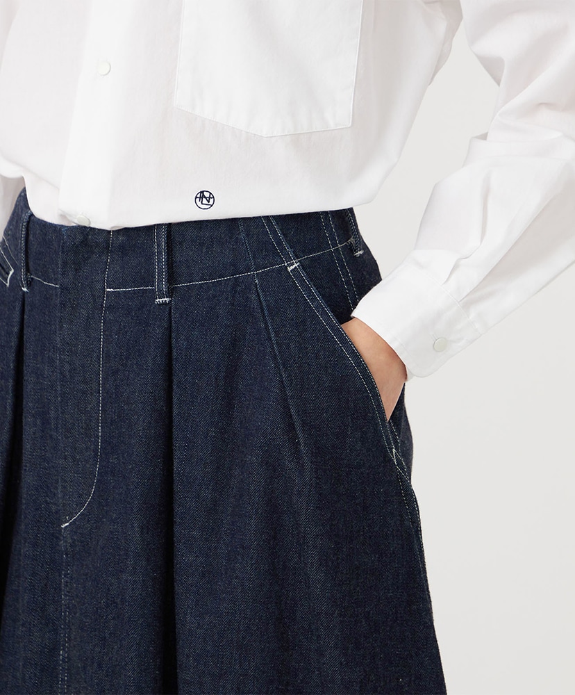 Denim Skirt ID/インディゴ 0(WOMEN)