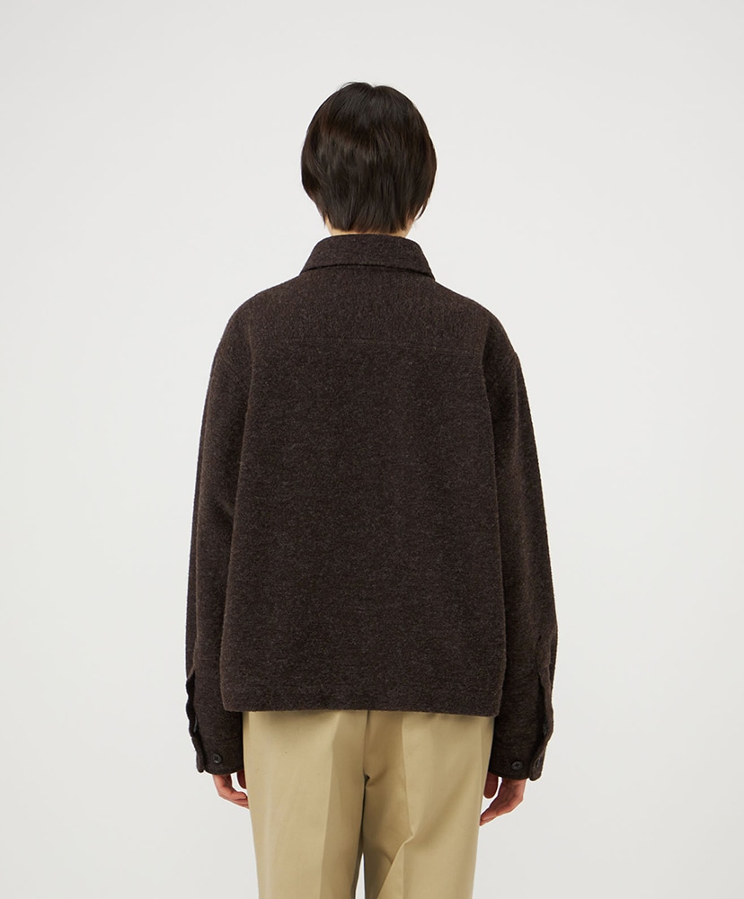 OOAL WINDSTOPPER Sliver Knit Jacket BR/ブラウン 1(WOMEN)