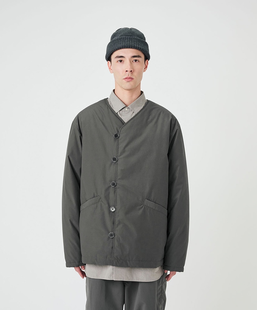 Down Cardigan CH/チャコール L(MEN)
