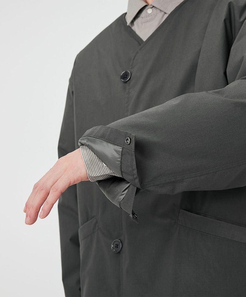 Down Cardigan CH/チャコール L(MEN)