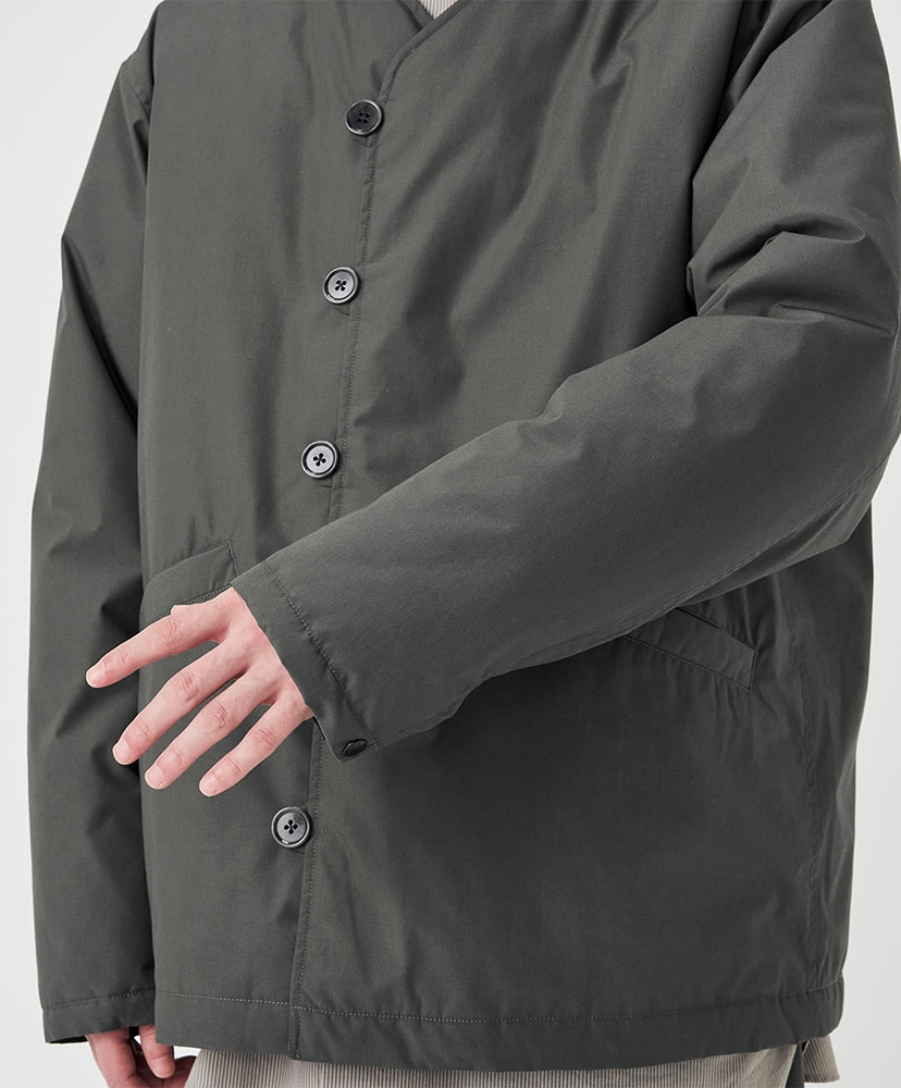 Down Cardigan CH/チャコール L(MEN)