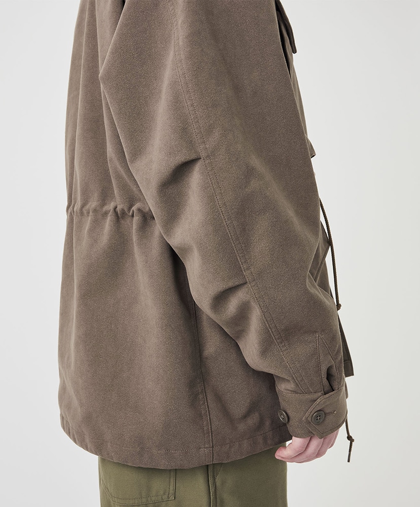 Synthetic Leather Field Jacket BR/ブラウン L(MEN)