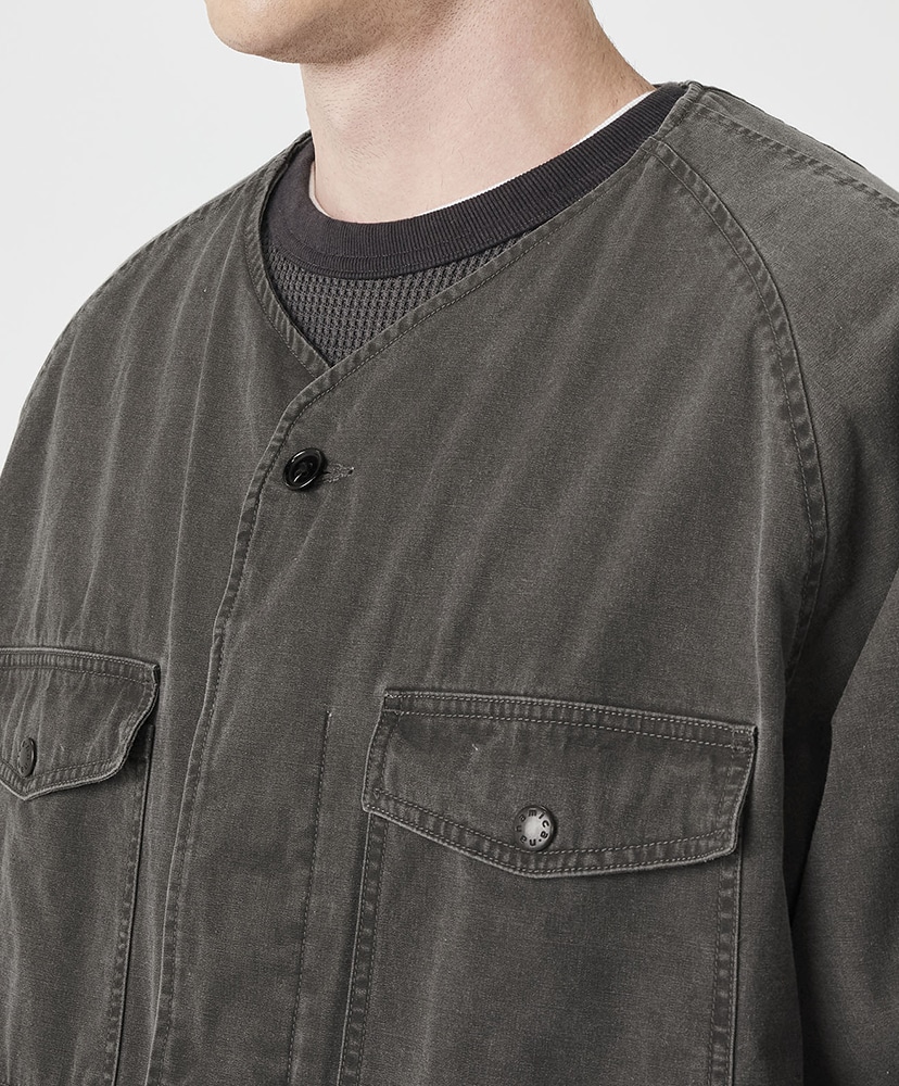Cotton CORDURA Insulation Collarless Jacket FB/フェードブラウン L(MEN)