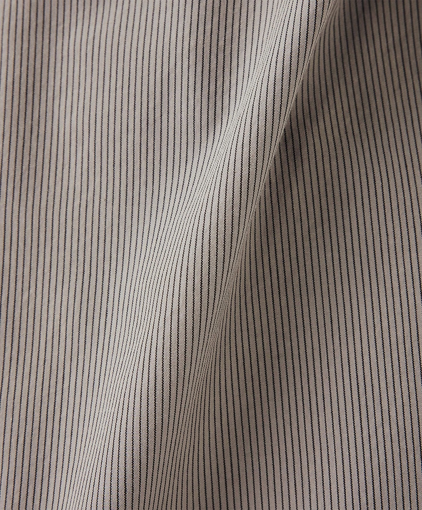 Regular Collar Striped Wind Shirt SX/サックス 0(WOMEN)