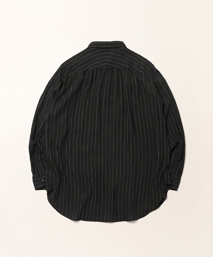 カディストライプシャツ Black/ブラック L(MEN)