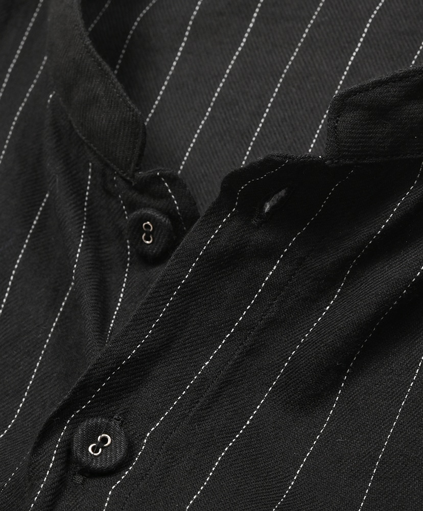 カディストライプコギトシャツ Black/ブラック L(MEN)