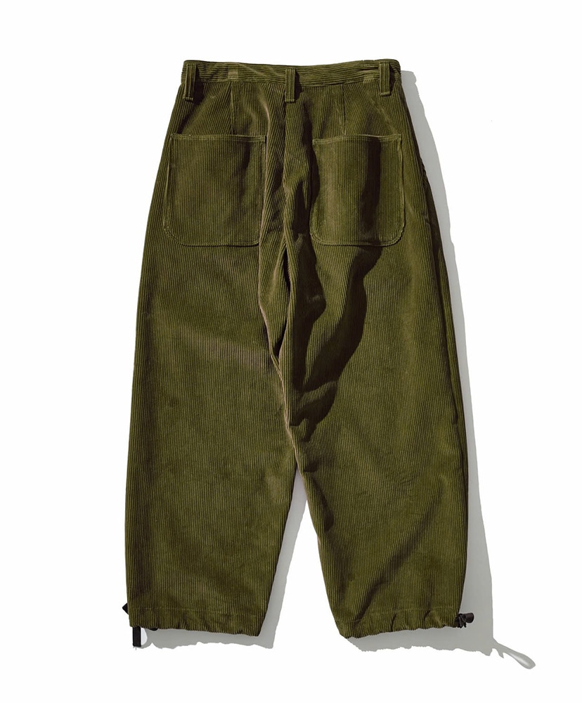 コーデュロイレグルスパンツ モスグリーン L(MEN)