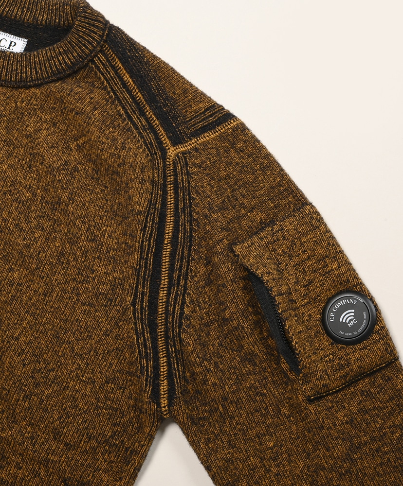 KN Crew Neck In Fleece Knit Buckthorn Brown / バックソーンブラウン L(MEN)