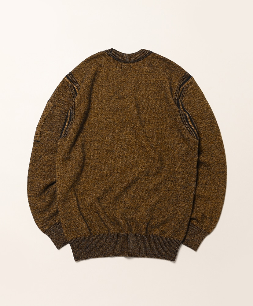 KN Crew Neck In Fleece Knit Buckthorn Brown / バックソーンブラウン L(MEN)