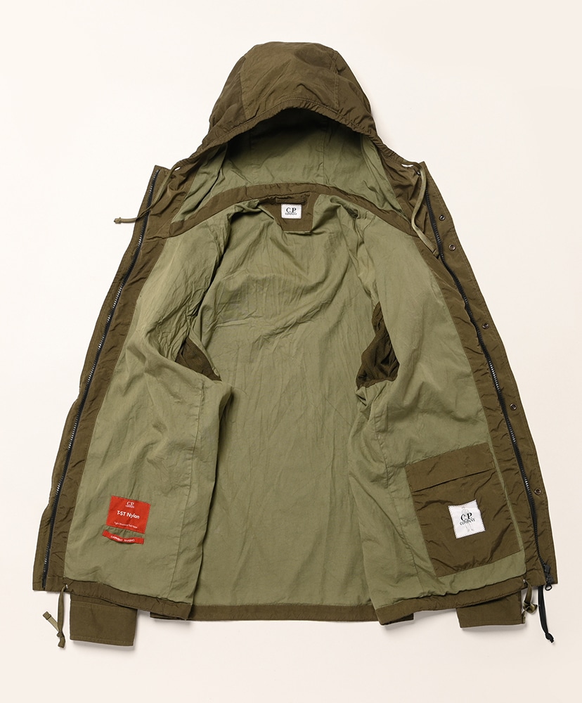 T-ST Nylon Hood Lens Overshirt Ivy Green/アイビーグリーン L(MEN)