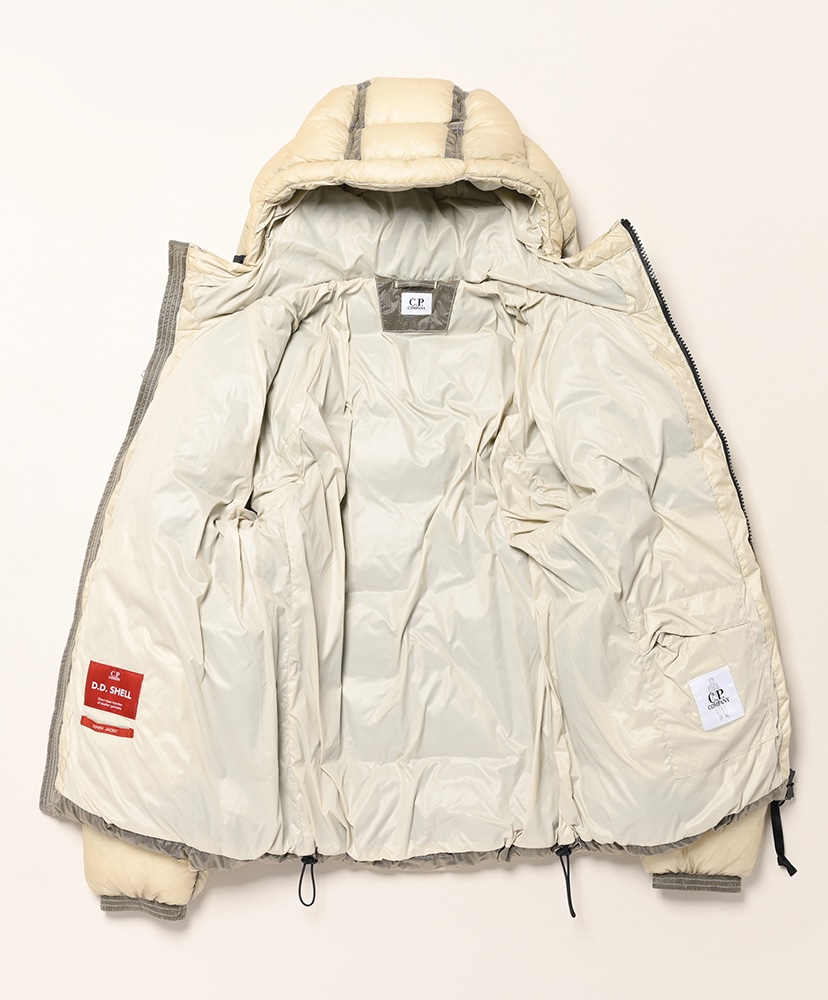DD Shell Hooded Down Jacket Silver Birch/シルバービーチ L(MEN)