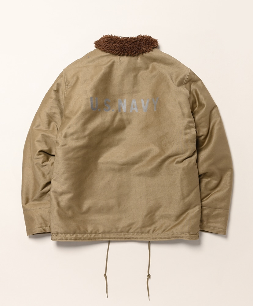 LOT 2181 N-1 Jacket USS ROCK US NAVYプリント Khaki/カーキ 40(MEN)