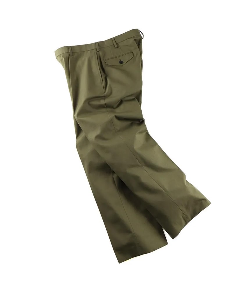 Straight slacks Olive/オリーブ L(MEN)
