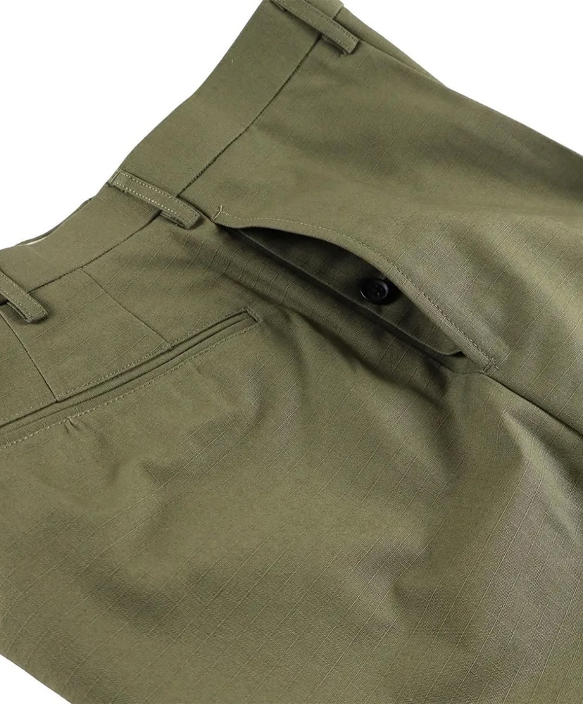 Straight slacks Olive/オリーブ L(MEN)