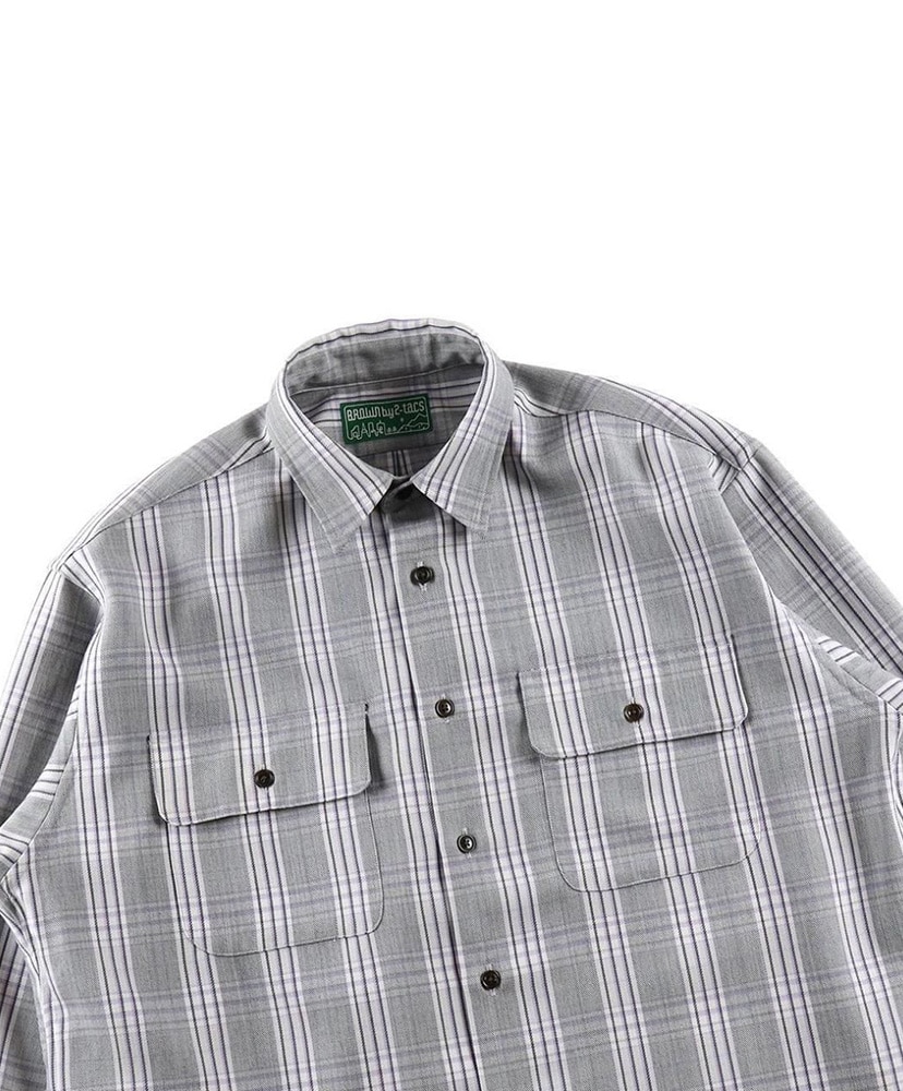 Plain Crest Gray Plaid/グレープレイド L(MEN)