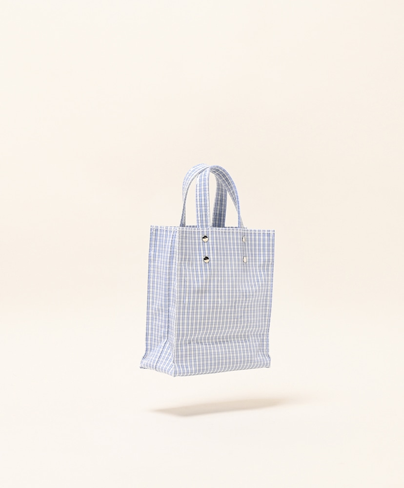Paper Tote Mini - PVC(ONE Check Green/チェックグリーン): TEMBEA