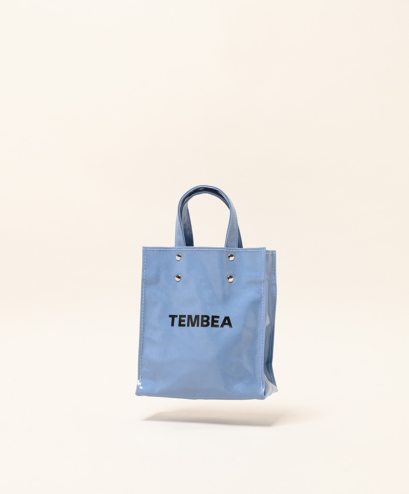 Paper Tote Mini - PVC(ONE Celeste-Blue/セレストブルー): TEMBEA