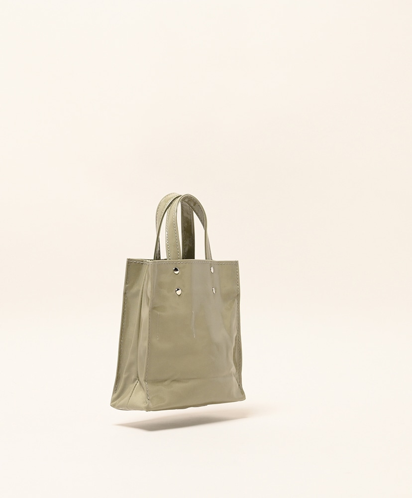 Paper Tote Mini - PVC Lt-Olive/ライトオリーブ ONE