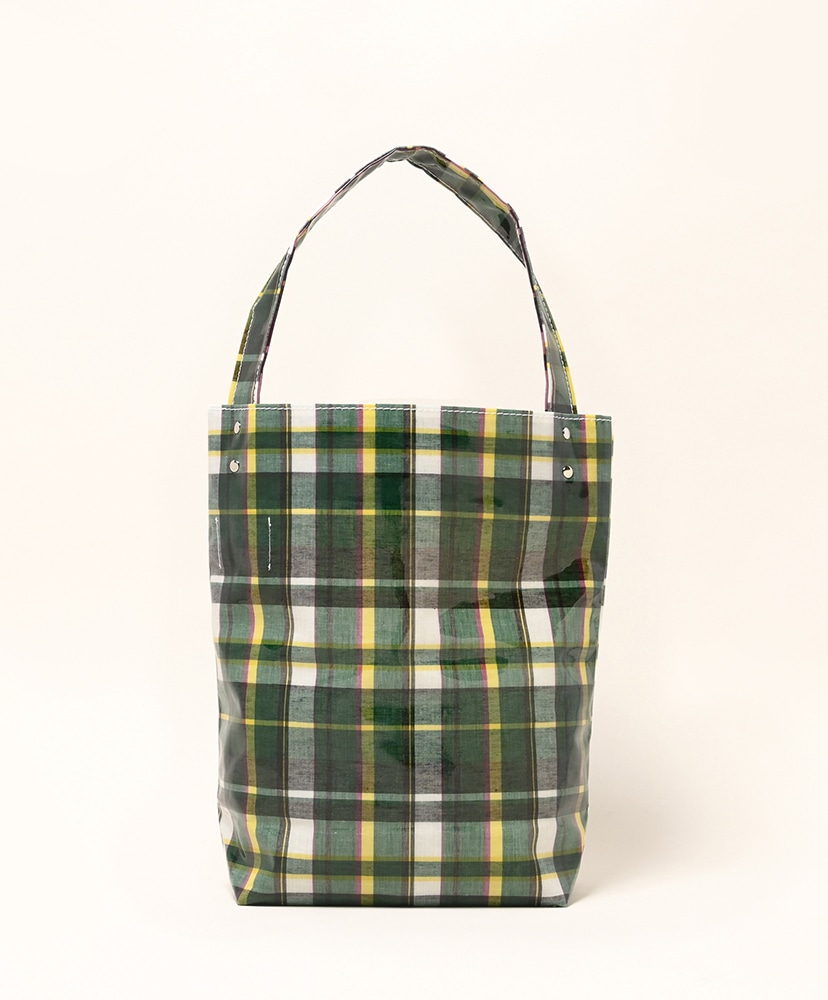 Baguette Tote Medium PVC Check Green/チェックグリーン ONE
