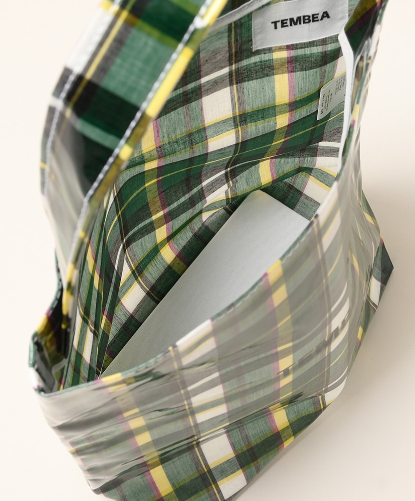 Baguette Tote Medium PVC Check Green/チェックグリーン ONE